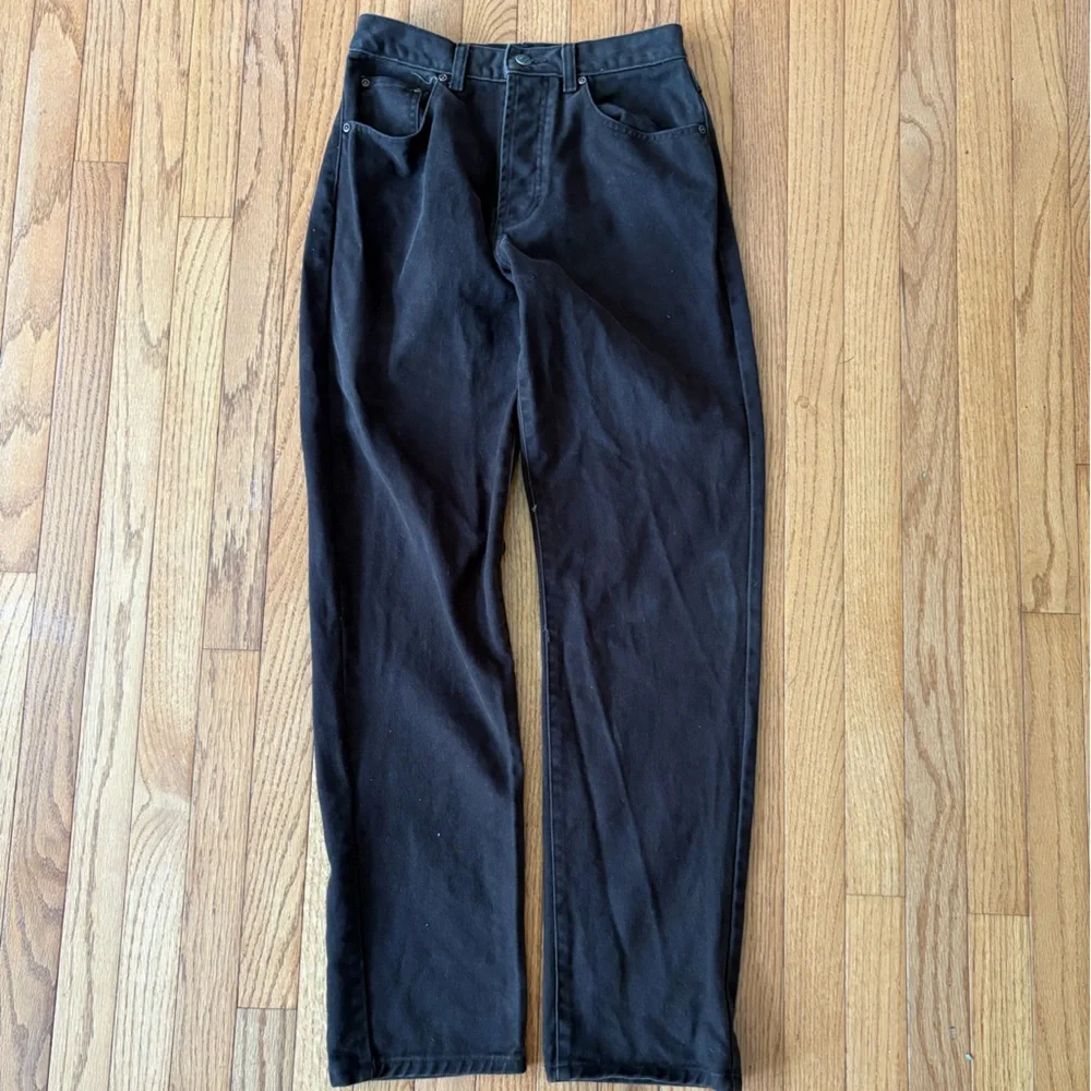NWOT Vintage Paris Sport Club Denim Women’s Classic Brown Riding Pants - Picture 3 of 13